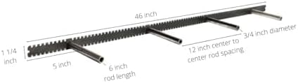 Floating Shelf Brackets - Sheppard Brackets - Easy Install - Heavy Duty (46 inch)