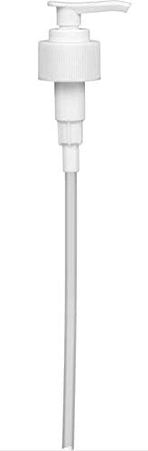 White Soap and Lotion Pump, Fits Most 32oz Soap Bottles, 28/410 Neck, 2cc Dispensed Per Pump (6 Pack)