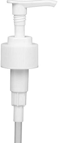 White Soap and Lotion Pump, Fits Most 32oz Soap Bottles, 28/410 Neck, 2cc Dispensed Per Pump (6 Pack)