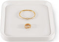 Jewelry Tray, Leather Trinket Tray,Luxury Necklace Organizer,Premium Jewelry Display For Vendors,White Watch Tray