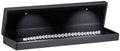 Allure - Luxury Bracelet Box With LED Light, Elegant Diamond Bracelet Case, For Unique Proposal, Engagement Or Wedding, Long Rectanglar Black Velvet Interior Jewelry Display Gift Box.