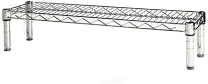 Shelving Inc. 8" d x 30" w Chrome Wire Shelving with 1 Tier Shelf, Weight Capacity 800lbs Per Shelf