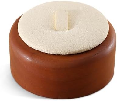 Ring Holder, Jewelry Display for Vendors,Wooden Ring Display,Premium Jewelry Holder,Beige Small Jewelry Stand
