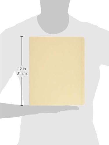 Pendaflex Pocket Folders, Straight Cut, Top Tab, Letter, Manila, 50 Per Box,(16651)