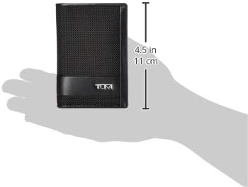 Tumi 01192274 ALPHA SLG Multi-Window Card Case Official Genuine Product, Black, One Size