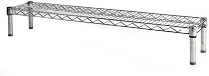 Shelving Inc. 8" d x 42" w Chrome Wire Shelving with 1 Tier Shelf, Weight Capacity 800lbs Per Shelf