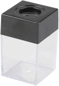 Premium Clear Paper Clip Dispenser Pushpin Storage For Case Thumbtack Dispenser Metal Pin Organizer Holder Box