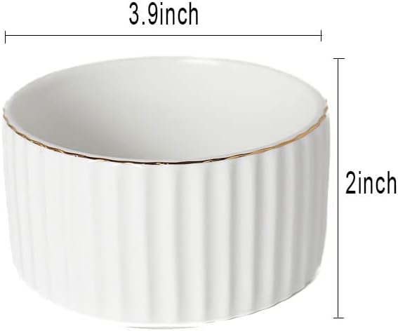 Paper Clip Holder for Desk Ceramic Paperclip Holders, Office Desktop Paperclips Binders Dispenser Organizer, White