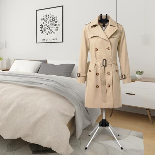Garment Steamer Rack & Garment Ironing Glove for Steaming Clothes, Clothes Steam Rack, Adjustable StandingGarment Hanger Handled Mini Ironing Board, Hanging Steamer Ironing Accessories for Clothes