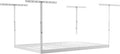 SafeRacks 4x6 Overhead Garage Storage Rack - Heavy Duty Steel Ceiling Mount Storage Shelves with 500 lb Capacity - Adjustable, Garage Overhead Storage, 18"-33" 2 Pack