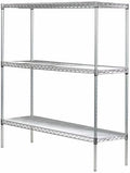 Omega 12" Deep x 30" Wide x 96" High 3 Tier Gray Starter Shelving Unit