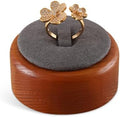 Ring Display, Premium Wooden Stand, Grey Jewelry Holder for Vendor
