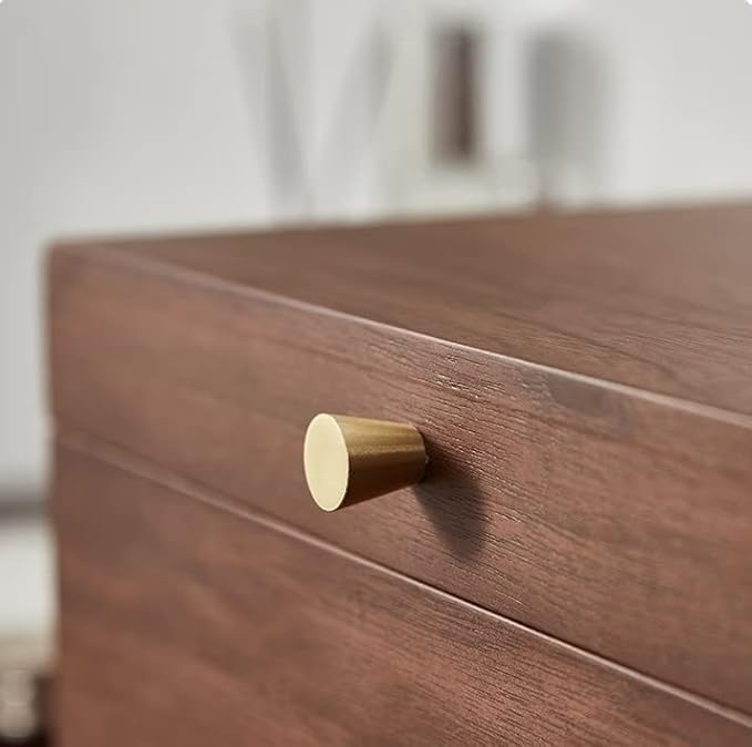 CHOSIN Black Walnut Jewelry Box for Women, 3-Level Multi-functional Organizer with Mirror for Watches, Necklaces, Rings & Earrings Storage Christmas Gifts