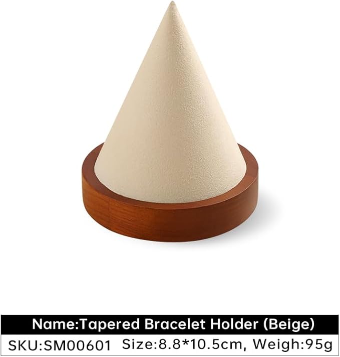 Bracelet Holder Display, Jewelry Holder,Wooden Watch Stand,Premium Jewelry Stand,Luxury Bracelet Display,Beige Jewelry Display for Vendors
