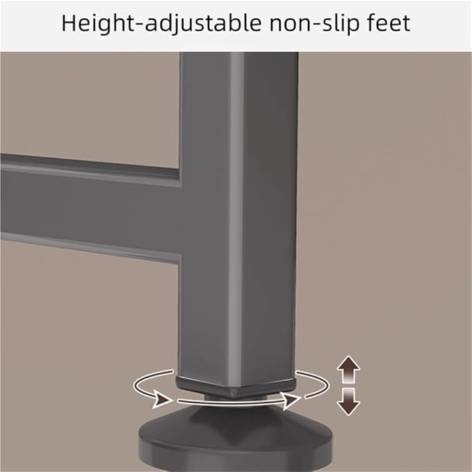 Over Washer and Dryer Storage Shelf Freestanding Laundry Room Organizer Cabinet Gap Shelf for Bathroom Utility Room with Doors Space Saver(Black)