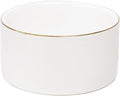 HANKOR Paper Clip Holder - Ceramic Paperclip Holders for Desk, Binder Paper Clip Dispenser Organizer (White)