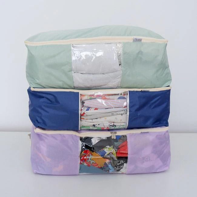 Quilt Storage Bag - Standard Size (22L x 15"W x 8"H) - Night Fall Blue"