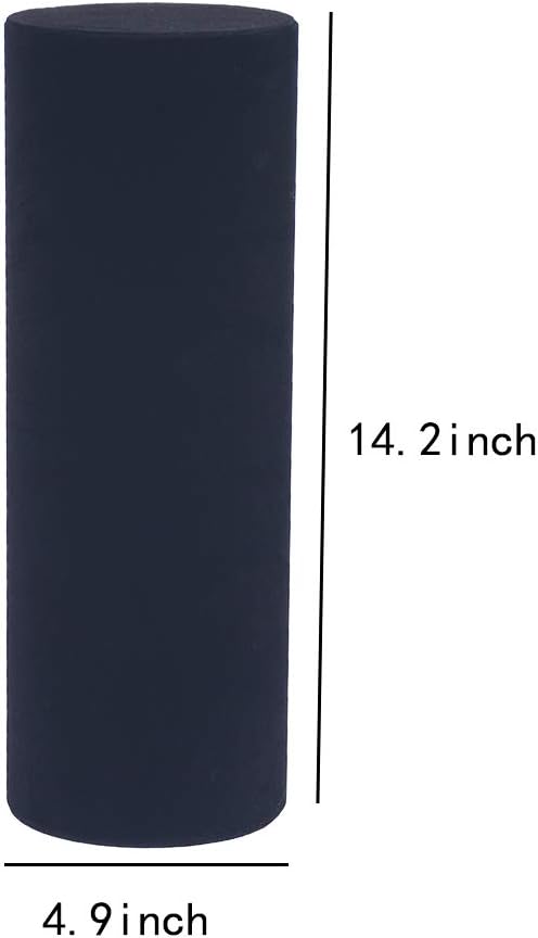 Coward Vertical Headband Holder Organizer Hairband Display Stand Accessories Scrunchie Storage Organizer for Baby Girls (black velvet)
