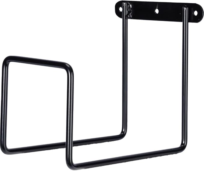 Easy-Up Mounted Hose Holder | Essential for Horse Stable | Keeps Hose Tidy | Avoids Kinks & Tangles | Convenient Mounting | 5-Year Warranty | Color Black