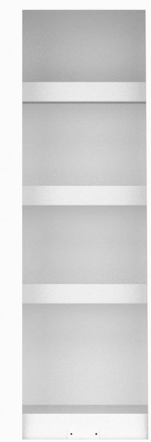 Wall Mount Ironing Board Cabinet, Built in Swivel Ironing Board Folding with Storage & Mirrored Door, White