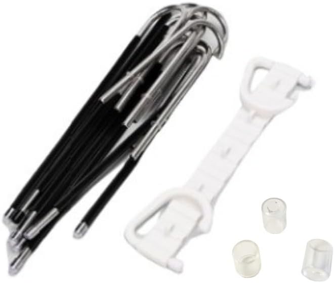 2Pack 9 Layers Foldable Pants Hangers Space Saving Trouser Hanger Multifunctional Trouser Rack Hanger Hanging Hole for Wardrobe Trousers Scarf Jeans (White)