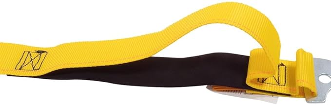 Mytee Products 8 Pack 2"x110.5" Pallet Rack Safety Straps for 9 ft Pallet Bays - 2400 lbs Breaking Strength Rack Safety Straps for Holding Pallets in Place - Warehouse Storage Shelving Accessories