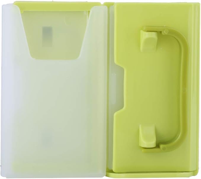 Spill Proof Milk Holder, Adjustable Milk Carton Holder with Handle for Kid Child (Green (Green)