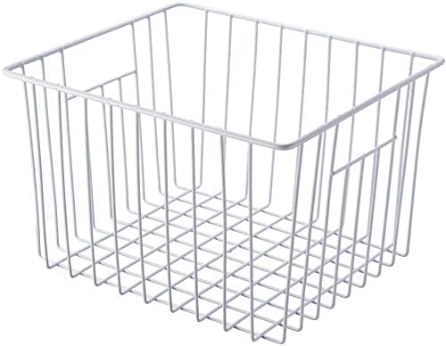 Freezer Baskets Organizer, Refrigerator Metal Wire Storage Basket Bins, Wire Basket Freezer Storage Organizetion for Kitchen, Pantry Organizer Bins - Set of 3