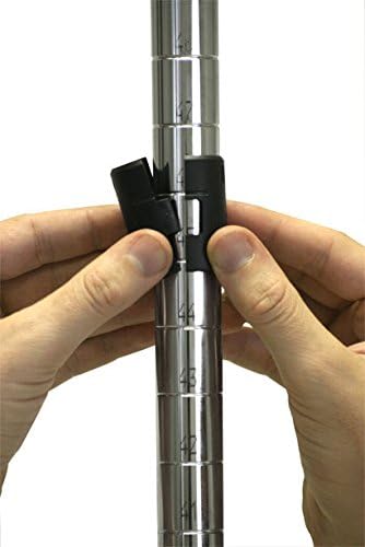 Omega 36" Deep x 36" Wide x 54" High 3 Tier Chrome Starter Shelving Unit