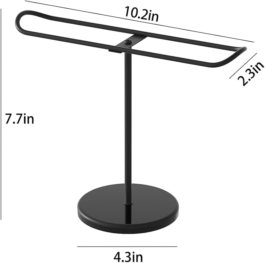 Headband Holder Organizer,Head Band Stand For Girls Room,Mouse Ear Storage For Women,Hair Accessories Display Rack (Metal Black Headband Holder)