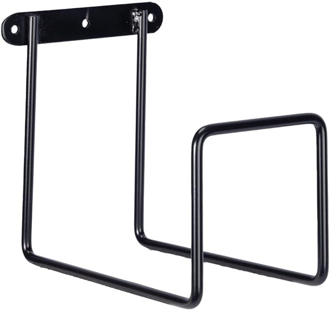 Easy-Up Mounted Hose Holder | Essential for Horse Stable | Keeps Hose Tidy | Avoids Kinks & Tangles | Convenient Mounting | 5-Year Warranty | Color Black