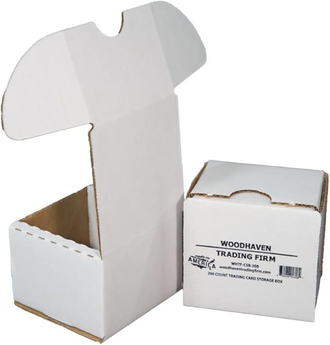 20-Pack • 200-count Hidden-Tuck • Woodhaven Trading Firm Brand Trading/Gaming Card Storage Box