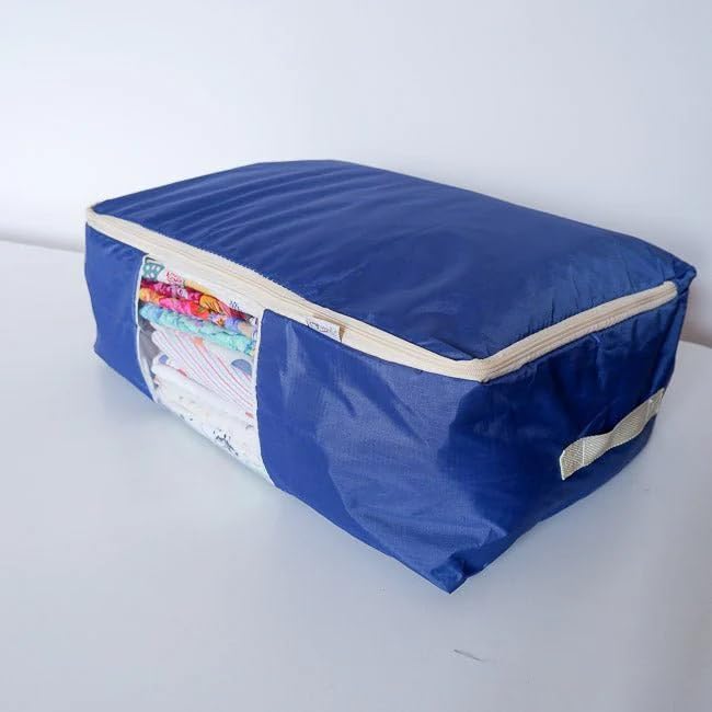 Quilt Storage Bag - Standard Size (22L x 15"W x 8"H) - Night Fall Blue"