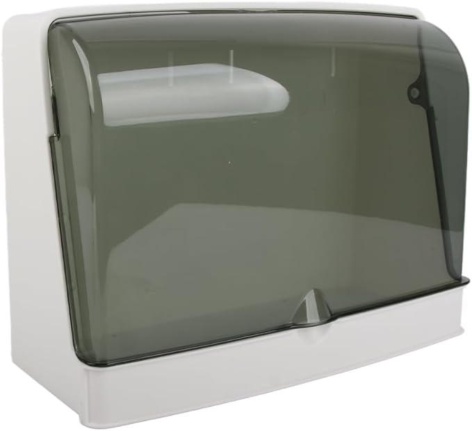 Pilipane Cosmetics Storage Box Large Capacity Wall Mounted Makeup Organizer Skin Care Product Rack for Bathroom Plastic White 31.5 x 31 x 23.5cm