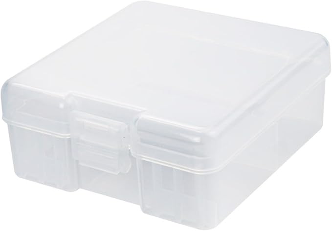 Battery Holder 100Pcs AA 3A Case Organizers Container Batteries Storage Box Hard Case Storage Box