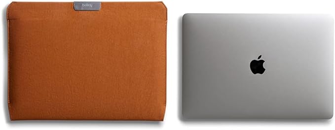 Bellroy Laptop Sleeve (Fits 16 Inch Laptop or MacBook, Slim Protective Case with Magnetic Closure) - Bronze