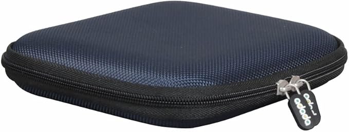 Adada Hard Case for SanDisk 500GB / 250GB / 1TB / 2TB Extreme Pro Portable SSD (Black+Orange, Case for 2Hard Drives)