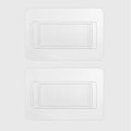 Replacement Adhesive Strip for Black Blue Toothbrush Holder Toothpaste Dispenser Wall Mounted (2 PCS)