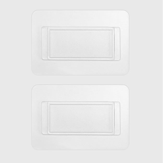 Replacement Adhesive Strip for Black Blue Toothbrush Holder Toothpaste Dispenser Wall Mounted (2 PCS)