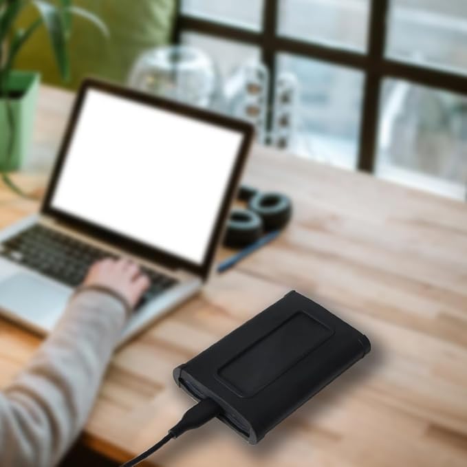 Hermitshell Silicone Carrying Case Replacement for Samsung T9 Portable SSD 2TB / 4TB / 1TB (Black, Silicone Case)