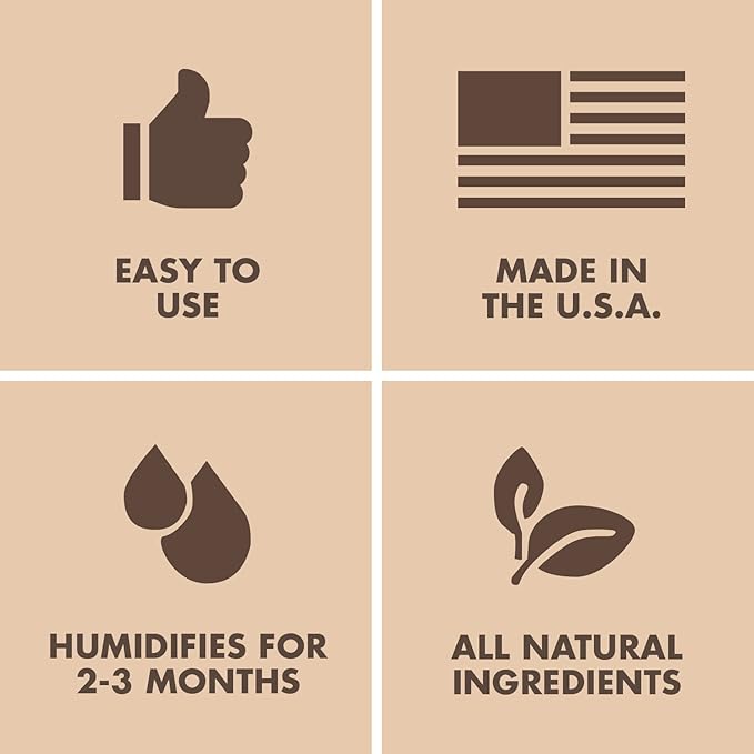 Boveda 72% Two-Way Humidity Control Packs For Wood Humidifier Boxes – Size 60 – 20 Pack – Moisture Absorbers – Humidifier Packs – Hydration Packets in Resealable Bag