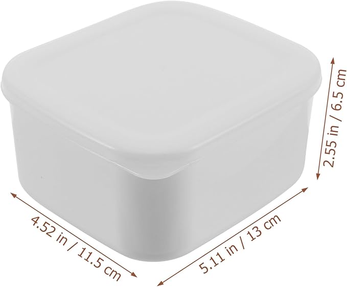 Kichvoe Cheese Box with Lid Refrigerator Storage Container for Butter and Cheese Slices Food Grade Kitchen Storage Box Easy to Clean
