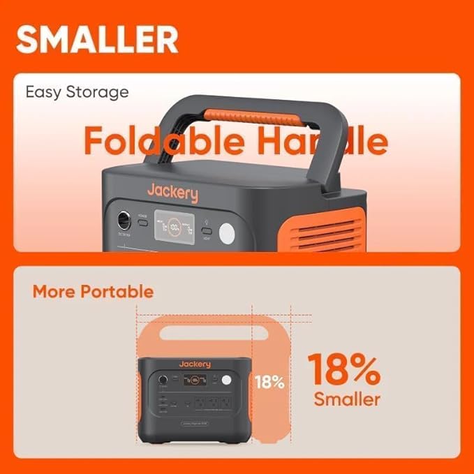 Jackery Solar Generator 1000 v2 with 2x100W Light Solar Panels,1070Wh Portable Power Station,LiFePO4 Battery, 1500W AC Output, Flexible&Lightweight Solar Kit for RV,Balcony,Camping, Emergency Backup