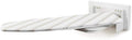 Wall Mounted Ironing Board Foldable Clothes Ironing Table Hiding 180 Degree Swivel Heavy Duty Ironing Board with a Washable Ironing Board Cover for Home Laundry Room (White)