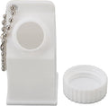 TOPINCN Milk Carton Box Keychain,Tolerant Holder Milk Carton Keychain Holder Mini Lactose Intolerance Pills Case Keychain Container (White)