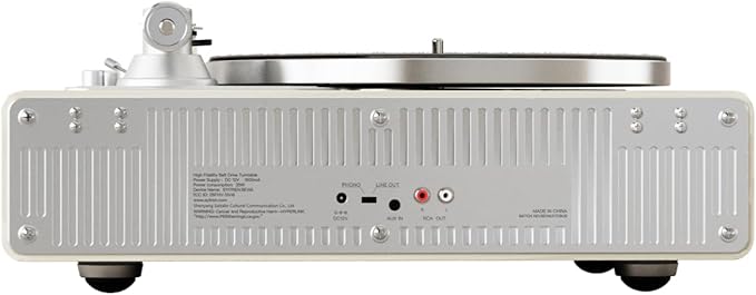 SEVIA Record Player Vintage Turntable for Vinyl Records with Built-in Speakers Bluetooth Retro Phonograph