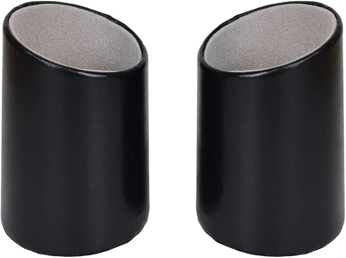2 Pack Eyeglasses Holder PU Leather Glasses Stand Case Holder for Desks or Nightstands