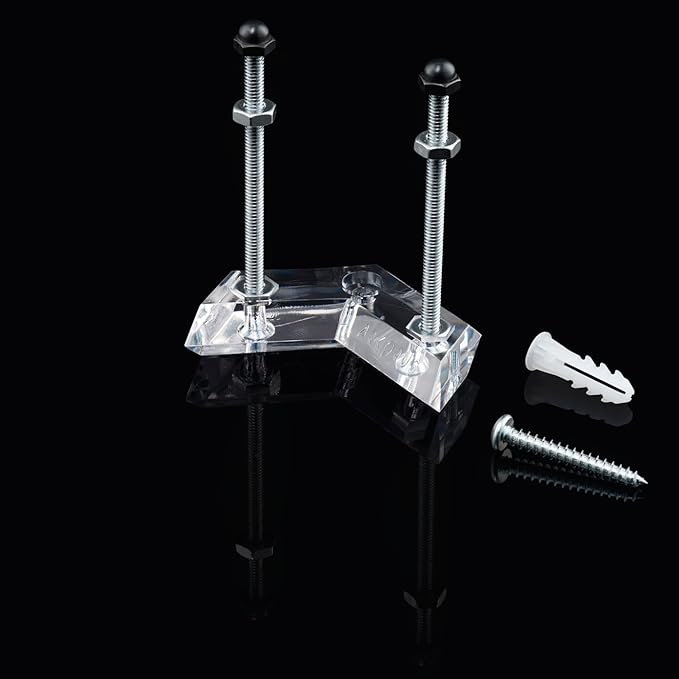 Skateboard Wall Mount – Premium Clear Skateboards Hanger, Great Gifts for Skateboarders, Vertical Deck Display & Storage Rack, Durable Acrylic Floating Holder to Store Decks & Longboards