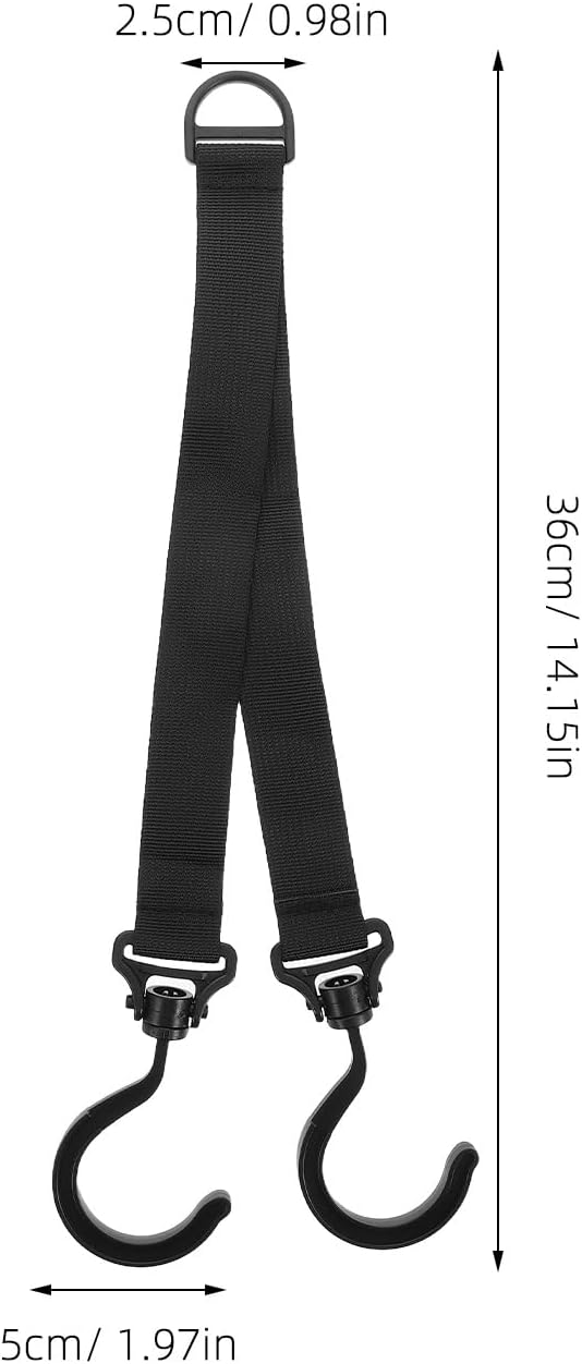 Skateboard Hanger: Skateboard Wall Display Storage Strap Over-The-Door Organizer Hook Fits Snowboard and Surfboard for Small Spaces