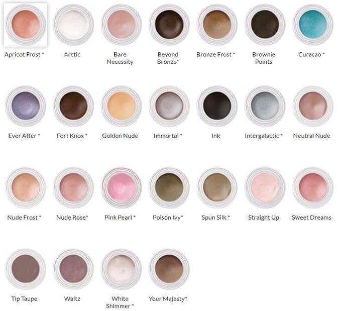 Jolie Waterproof Indelible Creme Eye Shadow 3g (Immortal) - Frosted